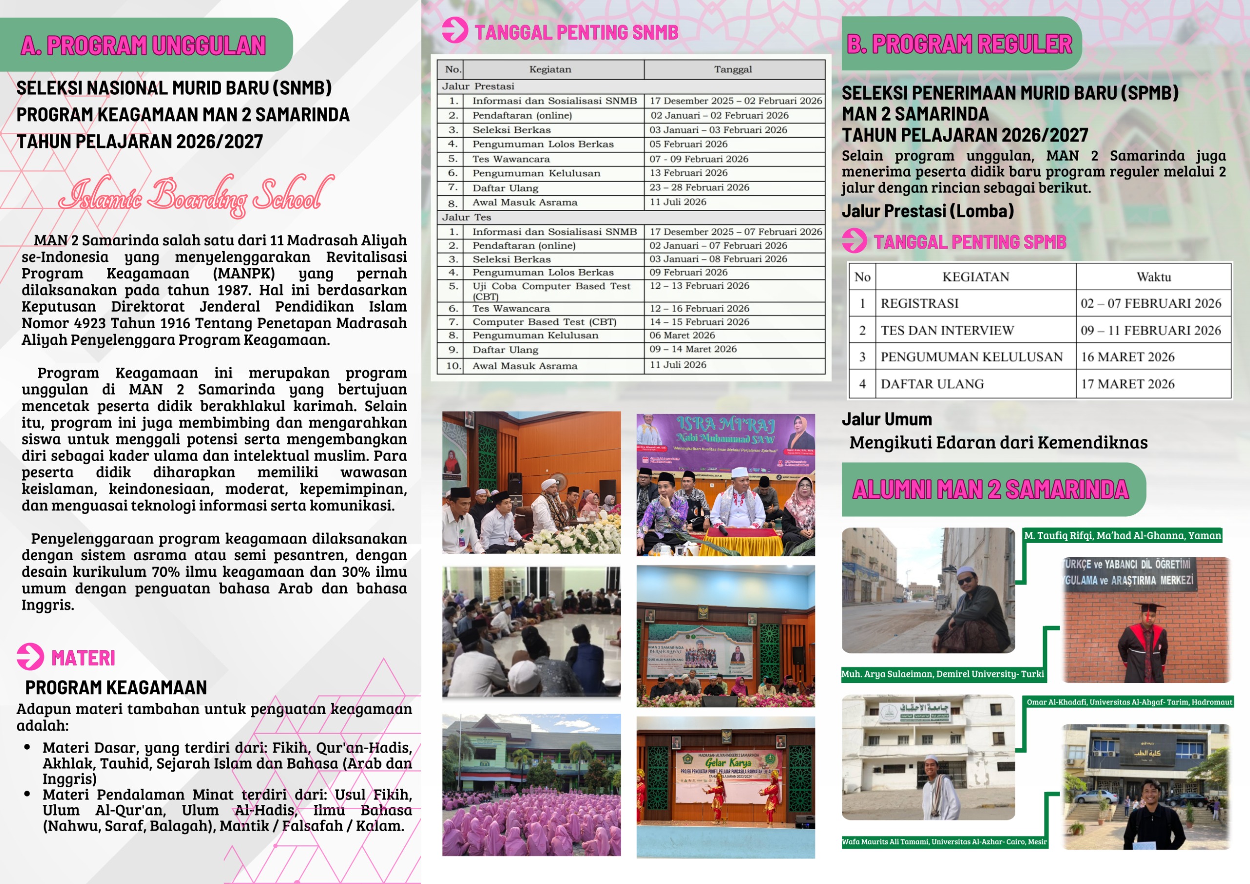 Informasi SNMB dan SPMB Jalur Prestasi 2026/2027