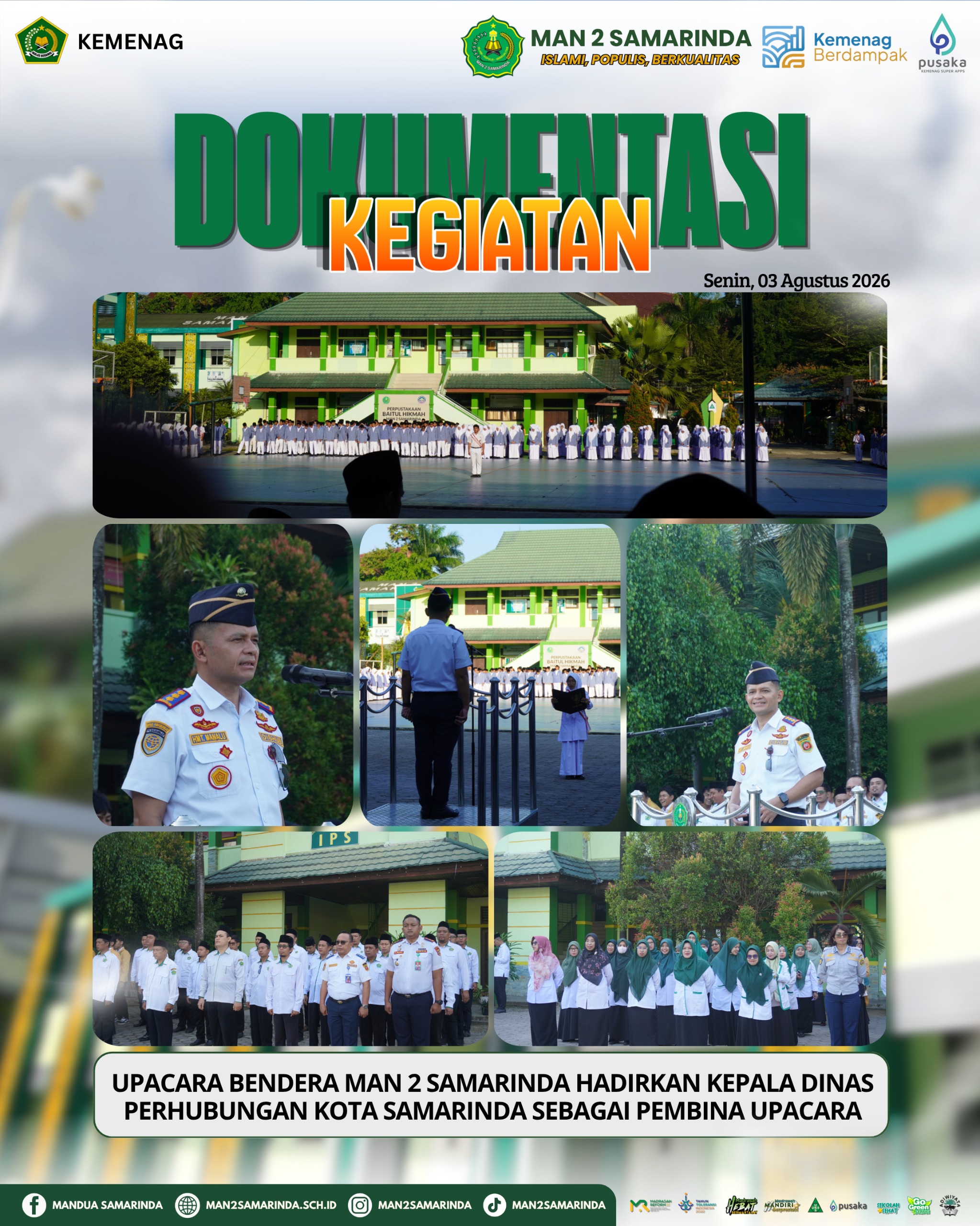 Dishub Ajak Siswa MAN 2 Tertib Berlalu Lintas