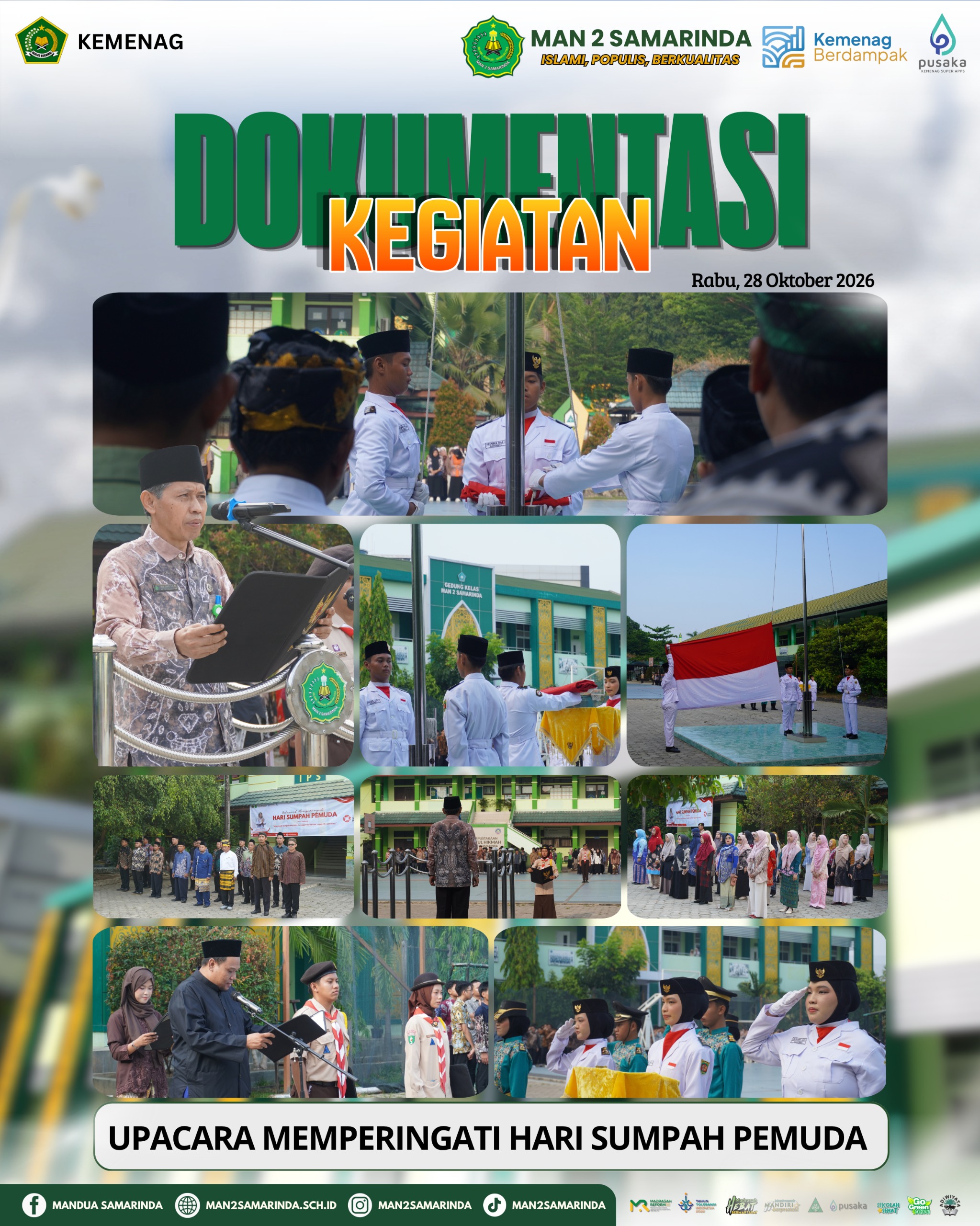 MAN 2 Samarinda Kobarkan Semangat Sumpah Pemuda